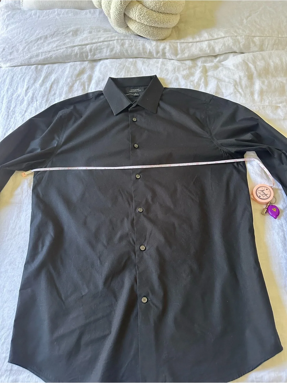 Men's Black Banana Republic Dress Shirt L